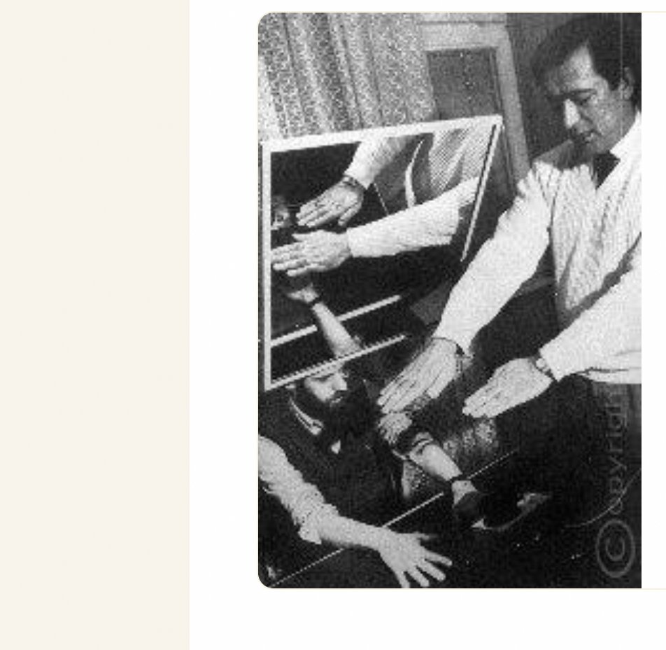 Zdenko Domancic treating patient, Zagreb 1984